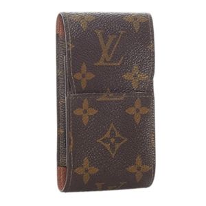 LOUIS VUITTON authentic vintage monogram cigarette case classic fold pouch